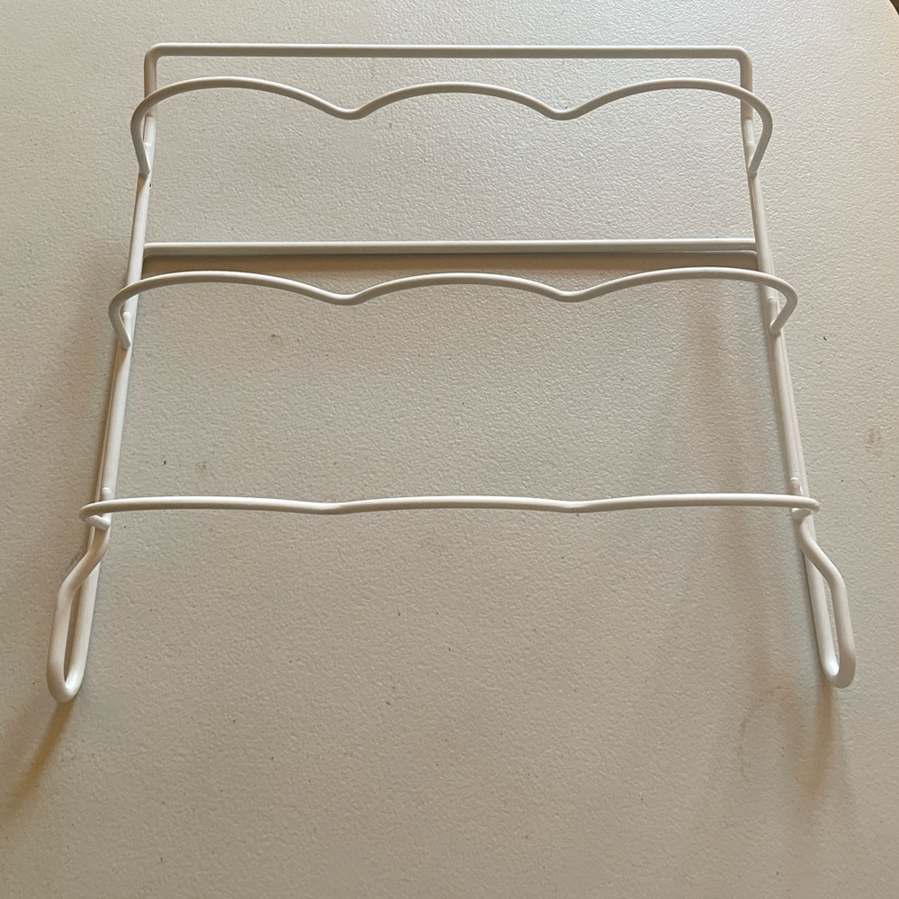 Used Sorbus 3 Bottle Refrigerator Fridge Shelf White Wine Bottle Rack